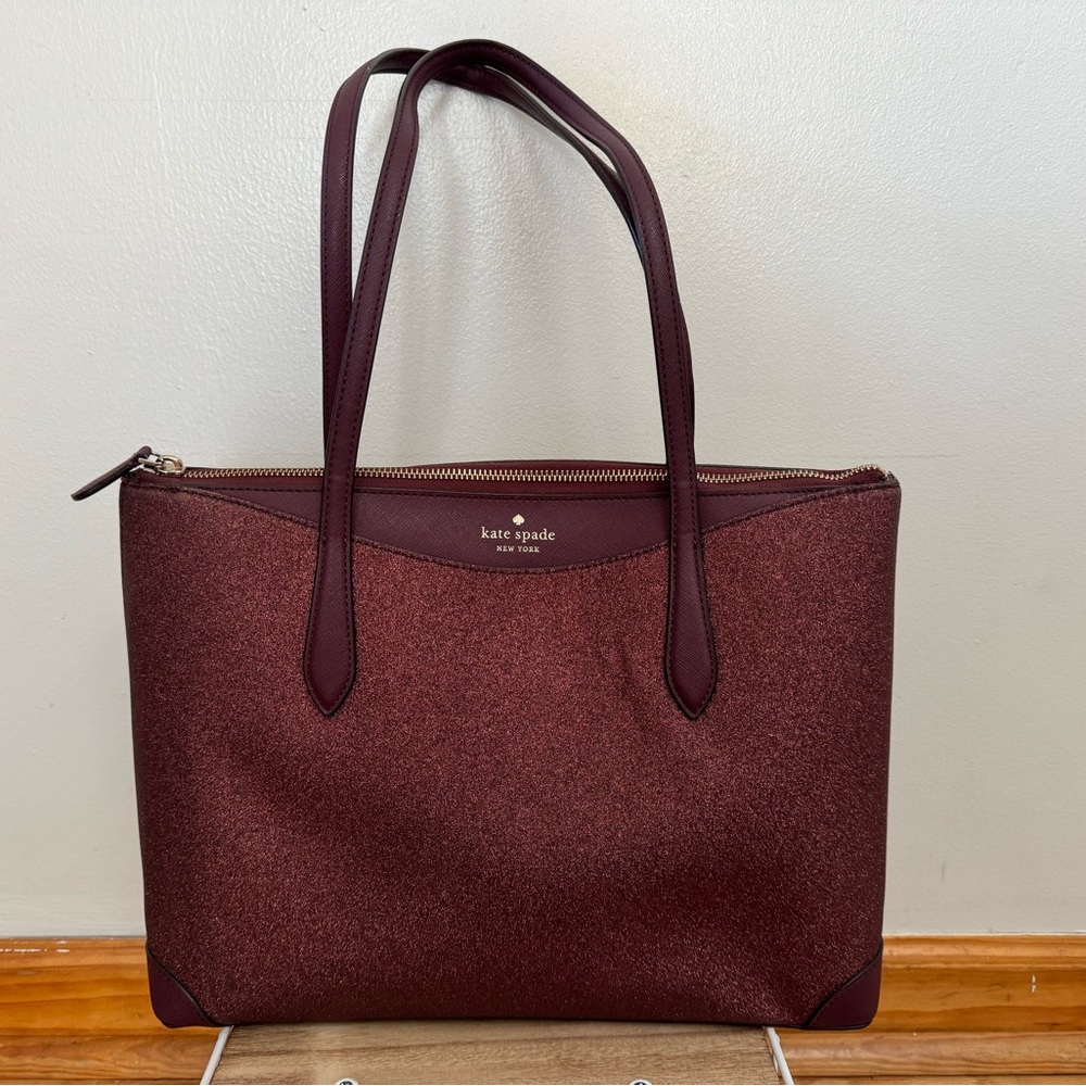 Kate Spade Purple Glimmer Tote
